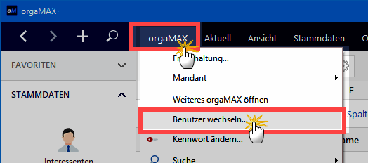 orgamax-menue-benutzer-wechseln
