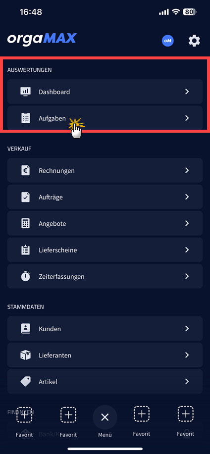 app-menue