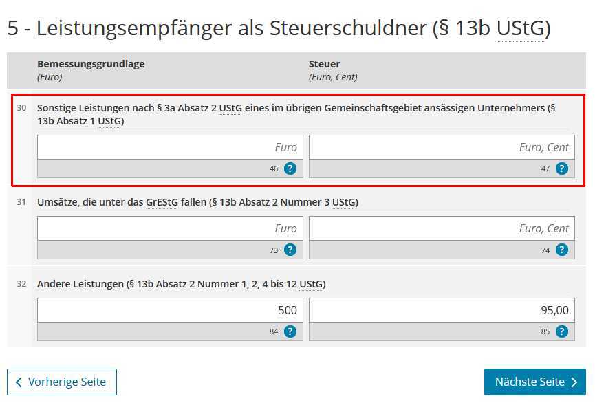 elster-ustva-reverse-charge